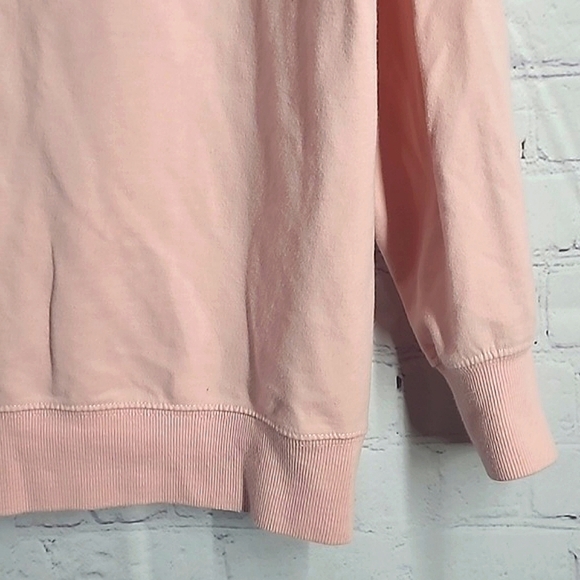 Wildfox Coffee and Sunshine Print Oversized Light Pink Sweater Womens Size Med - Picture 6 of 17